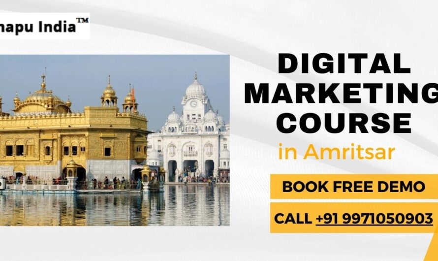 Best Digital Marketing Course in Amritsar with 100% Job Placements
