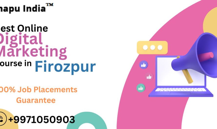 Best Online Digital Marketing Course in Firozpur with 100% Job Placements