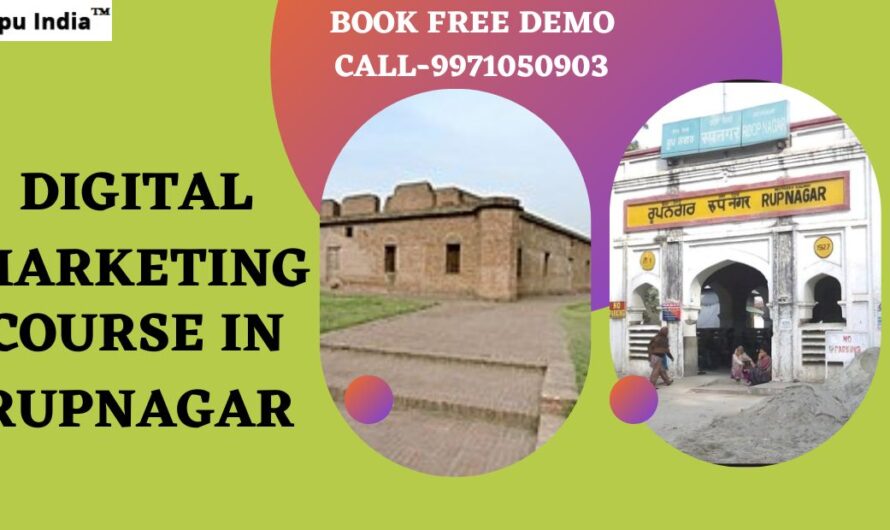 Best Digital Marketing Course in Rupnagar with 100% Placement