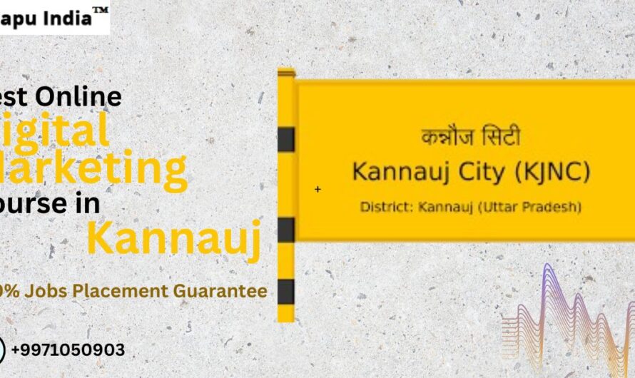 Unlock Your Future: Enroll in the Top Digital Marketing Course in Kannauj With 100% Job Placement