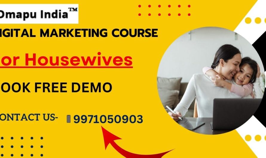 Online Digital Marketing Course for Housewives and Earn Money from Home